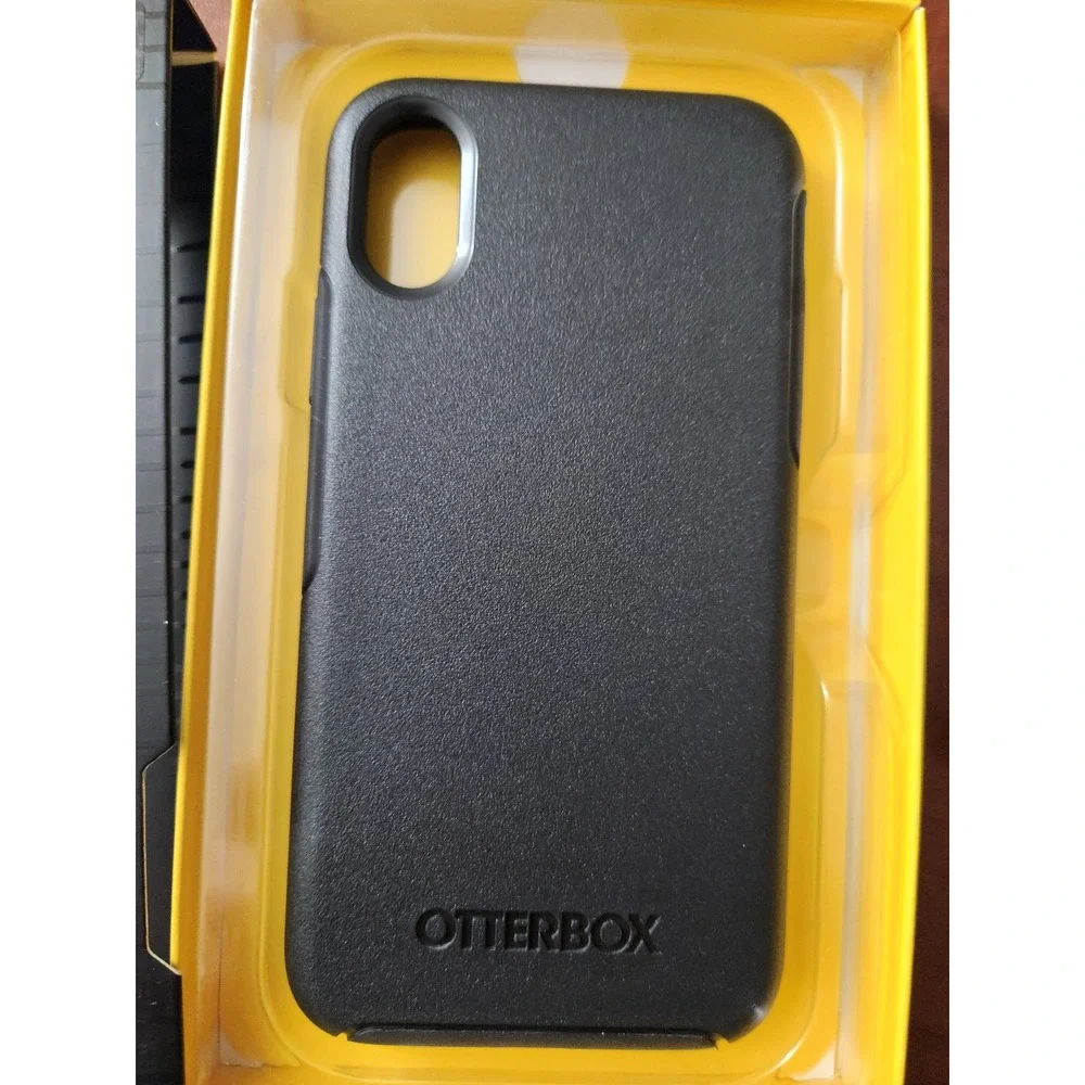 OtterBox Symmetry Case and Alpha Glass Screen Protector for iPhone X iPhone Xs